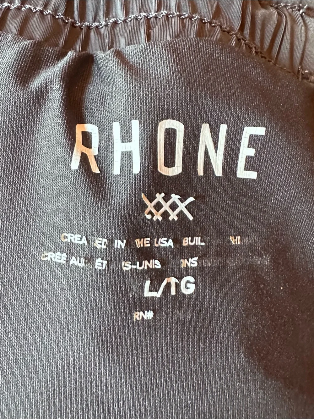 Rhone Mens Compression Lined Training Shorts Large Navy Blue